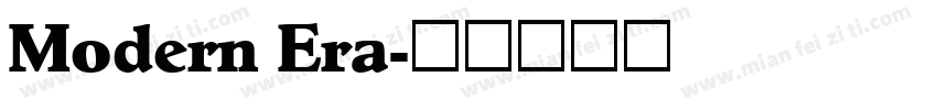 Modern Era字体转换